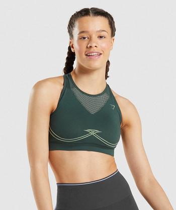 Sujetadores Deportivos Gymshark Apex Seamless Mujer Obsidian | CO 2229TCE